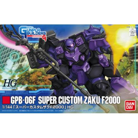ロボット HG GPB-OGF SUPER CUSTOM ZAKU2000 HG 1/144 GPB-06F Super Custom Zaku F2000 - Custom Build