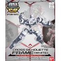 SD Cross Silhouette Frame (White) (OP-01)