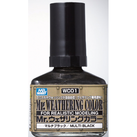 Mr. Weathering Color - Multi Black (WC01)