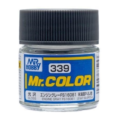 Mr. Color 339 Engine Gray FS16081 (Gloss/Aircraft) (C339)