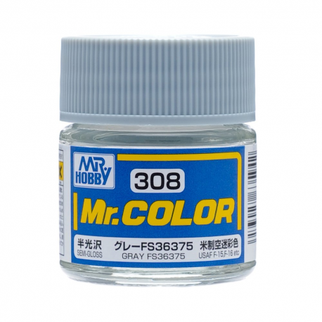 Mr. Color 308 Gray FS36375 (Semi-Gloss/Aircraft) (C308)