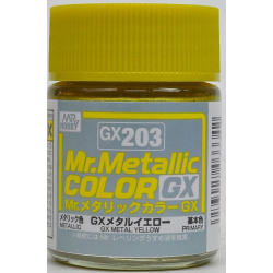 Mr. Color GX 203 - METAL YELLOW (METALLIC)