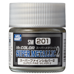 Mr. Color - Super Metallic - SUPER FINE SILVER 2 - (SM201)