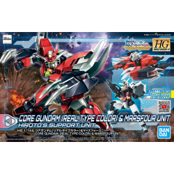 HG BD:R Core Gundam (Real Type Color) & Marsfour Unit (008)